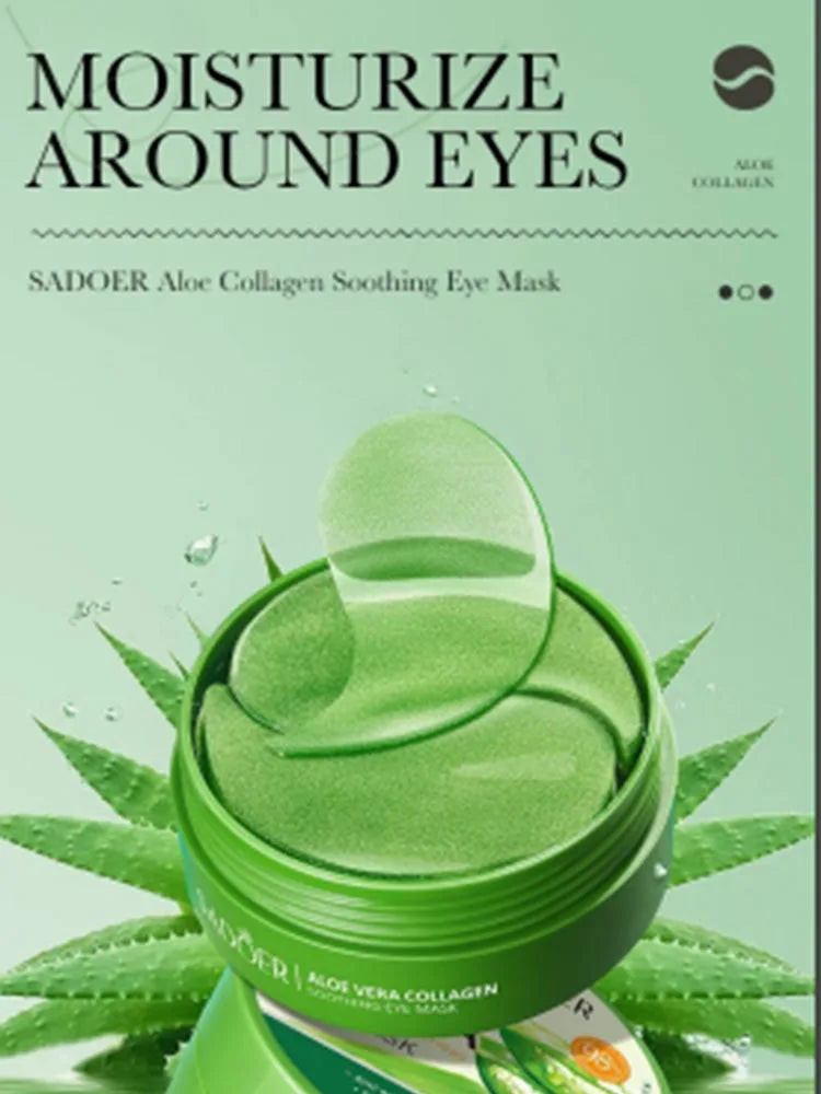 SADOER Parches de Ojos con Aloe Vera y Colágeno