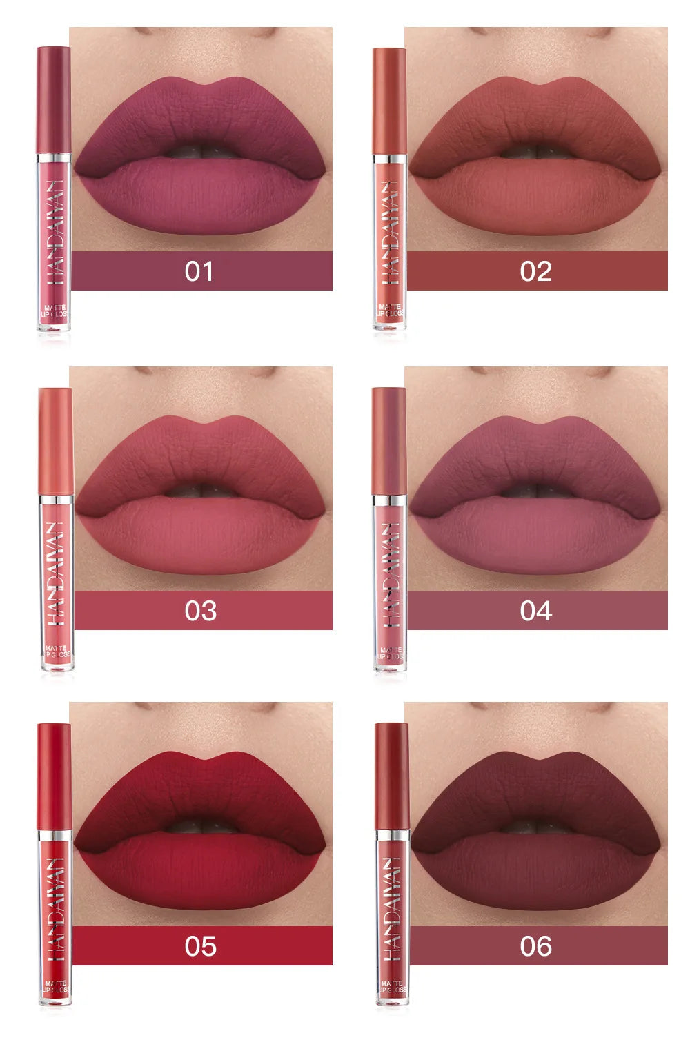 HANDAIYAN Velvet Kiss Lip Glaze