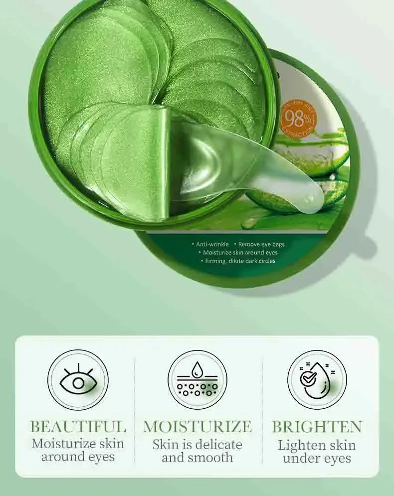 SADOER Parches de Ojos con Aloe Vera y Colágeno