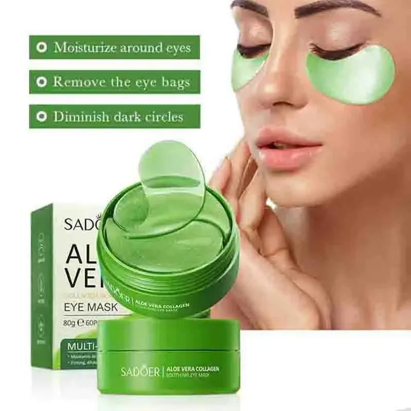 SADOER Parches de Ojos con Aloe Vera y Colágeno