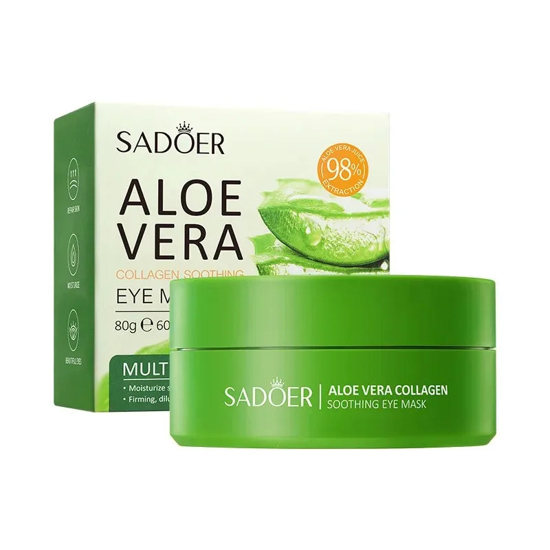 SADOER Parches de Ojos con Aloe Vera y Colágeno