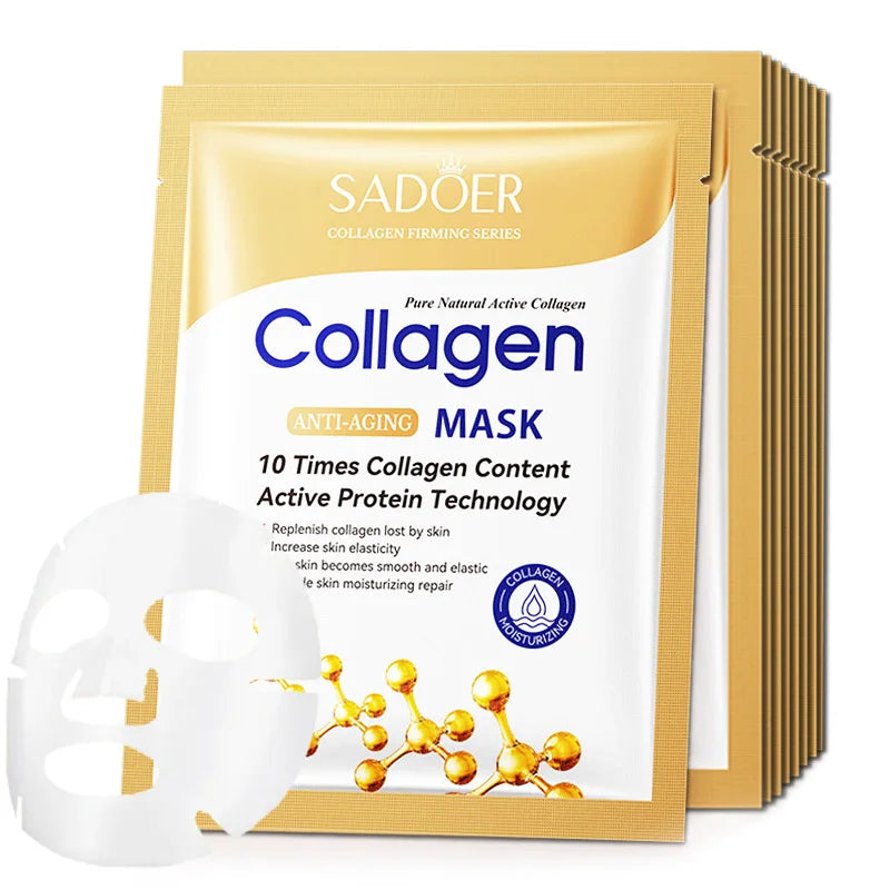 SADOER Mascarillas Faciales de Colágeno